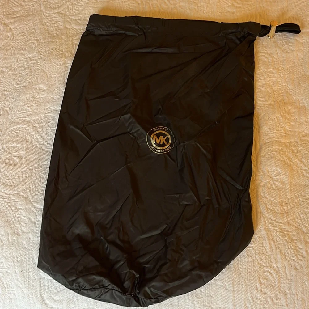 Michael Kors Black Drawstring Dust Bag Travel Shoe Storage Bag Large